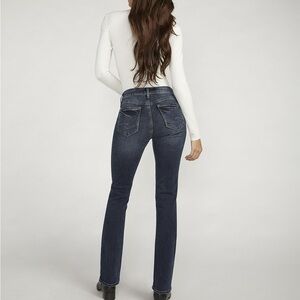 Silver Jeans Co Suki Mid Rise Slim Bootcut Jeans size 25